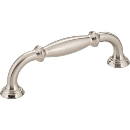 Jeffrey Alexander 96 mm Center-to-Center Satin Nickel Tiffany Cabinet Pull 658-96SN